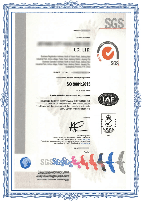 ISO 9001:2015