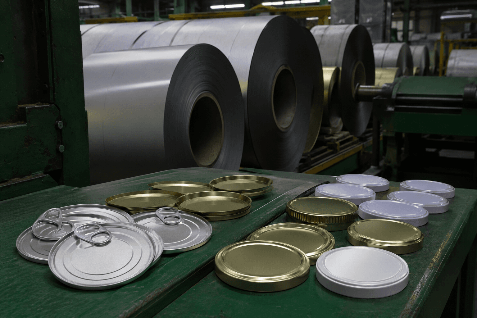Connecting packaging steel understanding with end and lid support