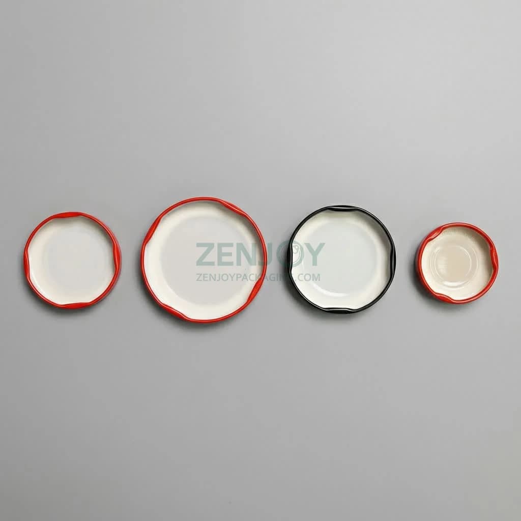 Tinplate claw-type twist-off lid Tinplate claw-type twist-off lid